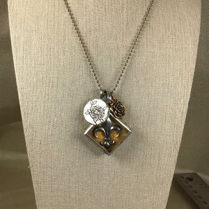 Jewel Kade necklace and fleur-de-leis charm